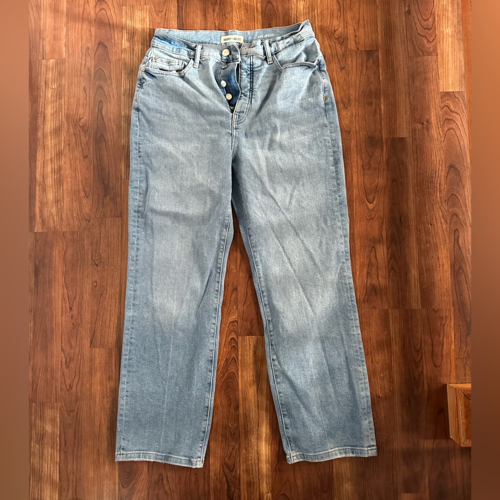 Warp + Weft women’s Jeans ASE Aspen Pitkin Crop Straight size 10/30